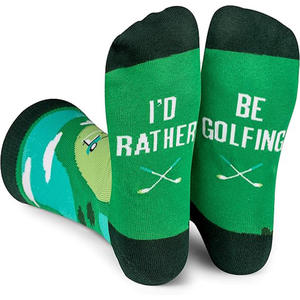 Chaussettes <span class=keywords><strong>de</strong></span> sport en coton jacquard pour le golf et le pickleball, motif lettres tendance, logo corporel, vente en gros, été, best-seller - Product Image 6