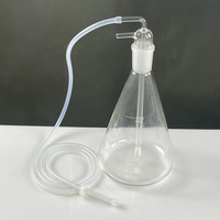 Humidificateur à bulles en verre de 1000 ml pour eau ozonisée avec flacon à ozone