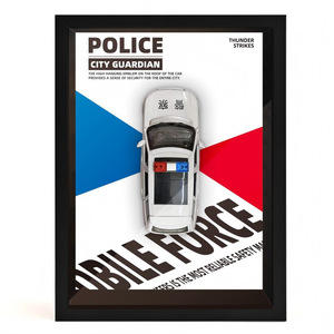 Modèle de moto 3D en alliage moulé sous pression, cadre photo, jouet de collection, kit de modèle classique - Product Image 6