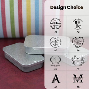 Boîte à bijoux personnalisée 60x34x10mm avec couvercle coulissant, mini boîte à bougies DIY, conteneur pour cadeau de mariage, petite boîte de rangement, impression couleur gratuite - Product Image 6