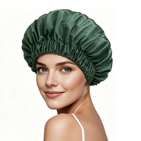 Bonnets de douche réutilisables imperméables pour femmes, grande taille, lavables, avec bande élastique, pour cheveux longs et tresses