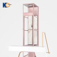 Ascenseur domestique compact pour intérieur, 2 à 4 étages, à traction, facile à installer, pour petites maisons