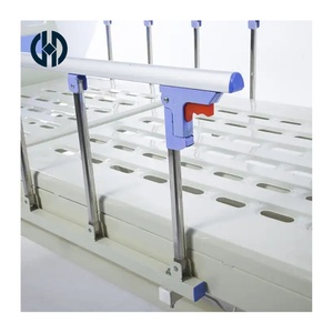 Manhua médico plástico enfermería levantar espalda muebles de hospital cama de paciente psiquiátrico inalámbrico cama de hospital manual - Product Image 4