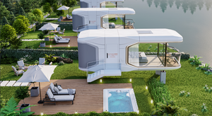 Fabricant fiable et durable Salle d'activité de paysage résidentiel scénique de style capsule spatiale moderne d'usine - Product Image 4