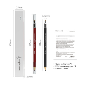Stylo manuel à double tête imperméable et durable Nouveau <span class=keywords><strong>crayon</strong></span> à sourcils en acier inoxydable sous forme <span class=keywords><strong>liquide</strong></span> - Product Image 5