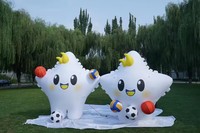 Ballon gonflable géant personnalisé en PVC Oxford pour publicité extérieure, décoration de scène événementielle, résistant au soleil et hydrofuge