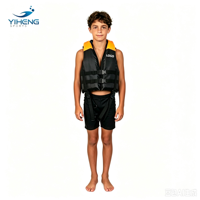 Rompi Pelampung Unisex EPE Foam PFD untuk Anak dengan Tali Pengikat Kaki untuk Surfing, Berlayar, Kayak, dan Olahraga Air