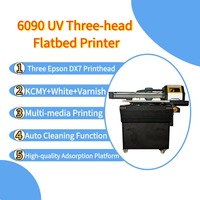 NUEVA Impresora UV DTF de 24*36 Pulgadas, Máquina de Impresión de Adhesivos UV de Cama Plana A1 para Carcasas de Teléfono, Acrílico, Trofeos, Lienzos y Vasos