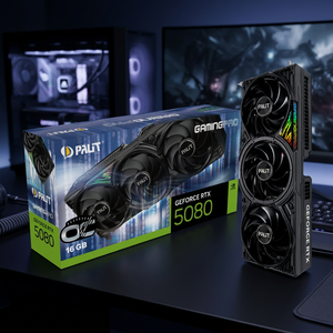 Nouvelle carte graphique PALIT RTX 5080 GamingPro 16 Go, 256 bits GDDR7, 30 Gbps, PCI-E5.0, ARGB, carte vidéo de jeu pour PC de bureau - Product Image 3