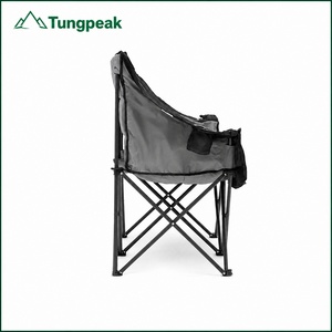 Canapé double pliable portable en Oxford avec poches latérales et sac <span class=keywords><strong>de</strong></span> transport pour le camping - Product Image 4