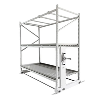 Système de culture hydroponique en serre, table verticale en métal avec éclairage de culture