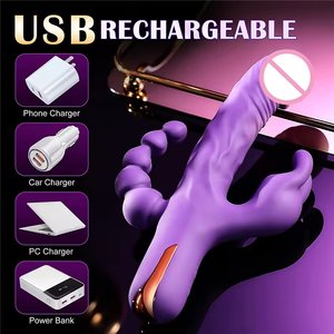Wholesale Price Clitoral Stimulator <strong>G</strong> <strong>Spot</strong> Female <strong>Rotating</strong> Double Head Dildo for Women Adult Sex Toys <strong>Rabbit</strong> <strong>Vibrator</strong> - Product Image 5