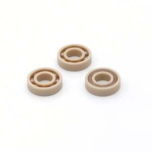 Rodamiento PEEK 623, Plástico en Miniatura, Resistente a la Temperatura, a Ácidos y Álcalis, Resistente a la Corrosión, Precisión P0, Sellado Abierto, 624, 625, 626 - Product Image 2