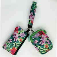 Nouvel arrivage de mini portefeuille à fermeture éclair pour femmes portefeuille à lanière portable porte-monnaie porte-clés portefeuille
