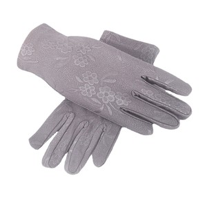 Gants de conduite d'été fins, protection UV, élastiques, antidérapants, pour hommes et femmes, pour vélo électrique, printemps-automne, tissu en Polyester - Product Image 1