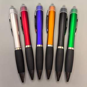 गर्म 3-इन-1 एलईडी लाइट अप पेन टच स्क्रीन पेन ट्विस्ट बॉलपॉइंट अनुकूलन योग्य विज्ञापन पेन टच स्क्रीन - Product Image 6