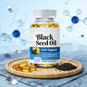 Aceite de Semilla de Comino Negro en Cápsulas Blandas, 2000 mg por Porción, Prensado en Frío, Apoya el Sistema Inmunológico, Suministro del Fabricante - Product Image 3