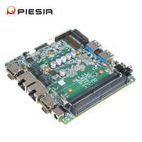 Motherboard NUC AMD AI Seri 300 AI 9 365/HX 370 AI 7 350 Double DDR5 Onboard 2*Lan I226-V 2*USB 2*HD/Type-C Industrial