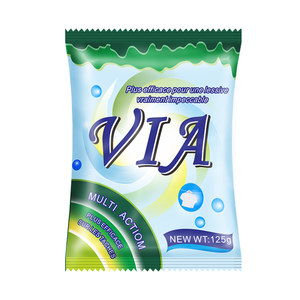 Wholesale 100g 125g Best Quality Eco-Friendly Whitening Powder Soap High Foam Floral Disposable Concentrated Stain <strong>Laundry</strong> - Product Image 2