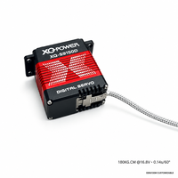 Servomoteur sans balais XQ-POWER XQ-S9150D à couple élevé de 180 kg, étanche, 16,8 V, engrenages en acier inoxydable pour bras robotisé