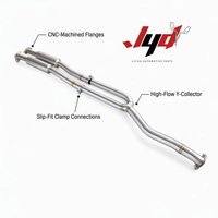 Tuyau d'échappement intermédiaire JYD pour Lexus RC200 RC300 2.0T 2012-2020, en acier inoxydable 304, système d'échappement de performance racing