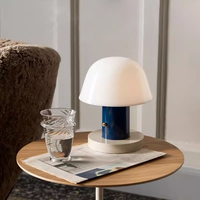 Lampe de table vintage nordique de luxe abordable pour chambre à coucher, décoration et ambiance salon, lampe champignon