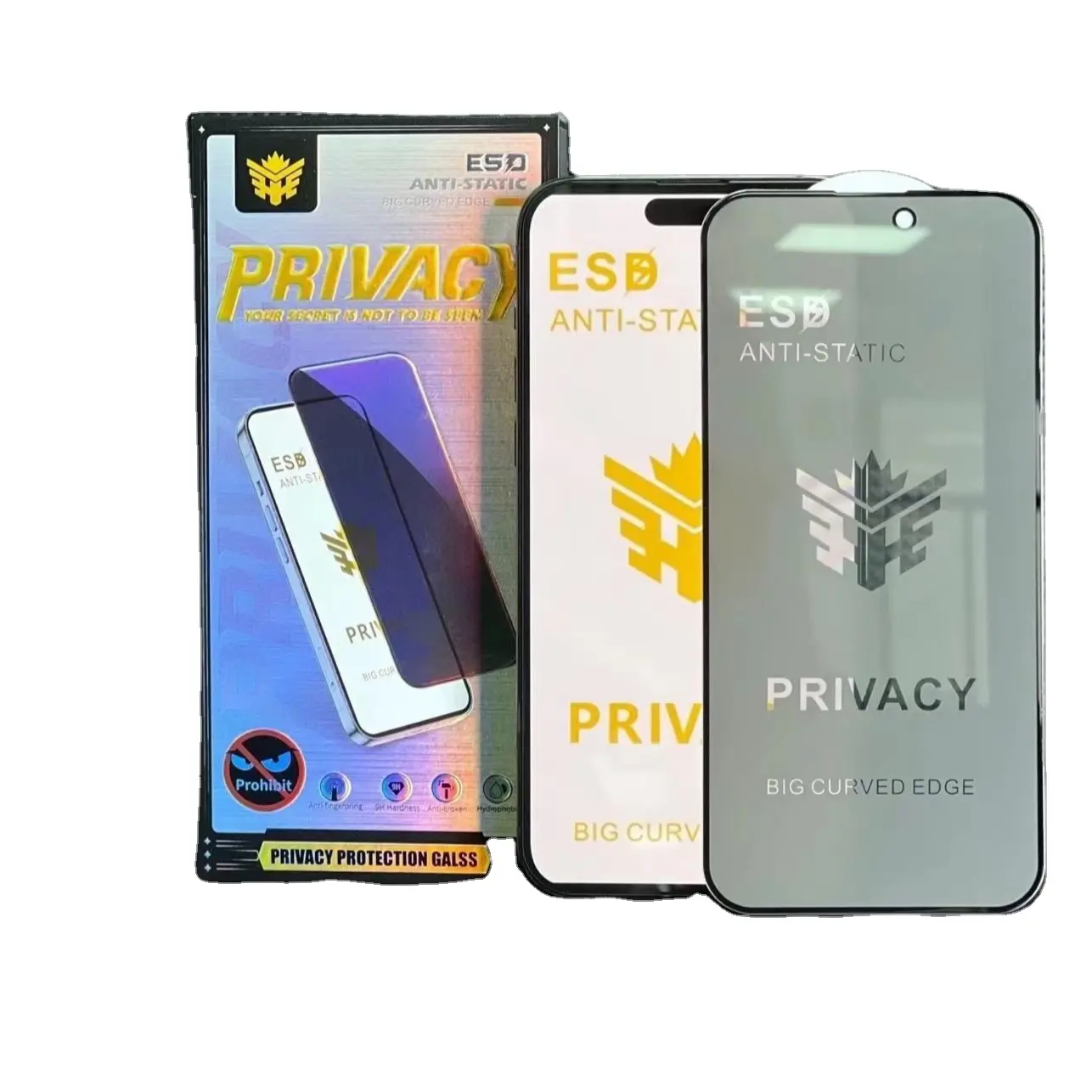 Protecteur de téléphone portable Protection de la vie privée protecteurs d'écran de confidentialité de téléphone pour Iphone15 14 12 13 Xs 11 6 7 8 15 Xr X Plus Mini