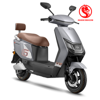 Vélo électrique 500W avec moteur arrière sans balais, batterie au plomb-acide 60V, cadre en acier au carbone 3 vitesses, frein à disque, léger, longue autonomie