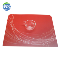 Tapis de table Montessori écologique pour enfants, sans BPA, résistant à la chaleur, lavable, en plastique PP, pour tout-petits, enfants, table de cuisine