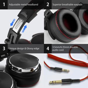 OneOdio-écouteurs filaires Pro 50, <span class=keywords><strong>casque</strong></span> d'écoute, moniteur d'oreille, avec rembourrage souple, pour appareil DJ, téléphone, PC, nouveau, meilleure vente - Product Image 6