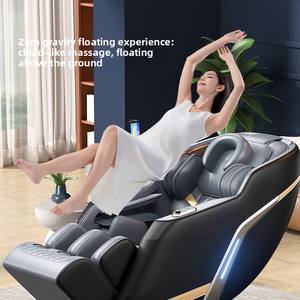 Moderner Luxus Elektrischer Luftdruck Tragbarer Faltbarer Fuß- und Ganzkörper-<span class=keywords><strong>Shiatsu</strong></span> 4D Zero Gravity Heizender Rollender Massagesessel - Product Image 6
