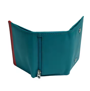 Porte-clés en cuir de veau véritable de haute qualité, fait main, fermeture éclair tendance, portable, imperméable - Product Image 5