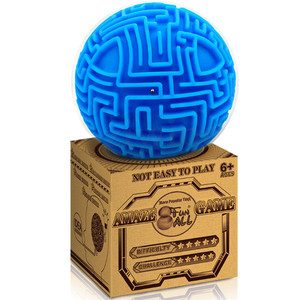 Juguete de plástico para niños, Material de protección ambiental, laberinto 3D, laberinto, laberinto, rompecabezas, bola, novedad - Product Image 5