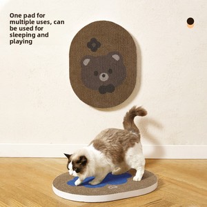 Kedi tırmalama direği karton kedi yatağı oluklu kağıt tırmalama pedi kediler için yavru kedi pençe bileme yüksek kaliteli evcil hayvan malzemeleri - Product Image 3
