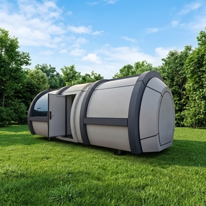 Maisons capsules préfabriquées modulaires à vendre - Structure en acier écologique à énergie solaire avec design moderne pour sites touristiques et hôtels - Product Image 2