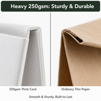 Bolsas de Papel Blanco Resistente, Personalizadas, para Eventos Corporativos y Minoristas, Ecológicas, Venta al Por Mayor, Suministro Directo de Fábrica
