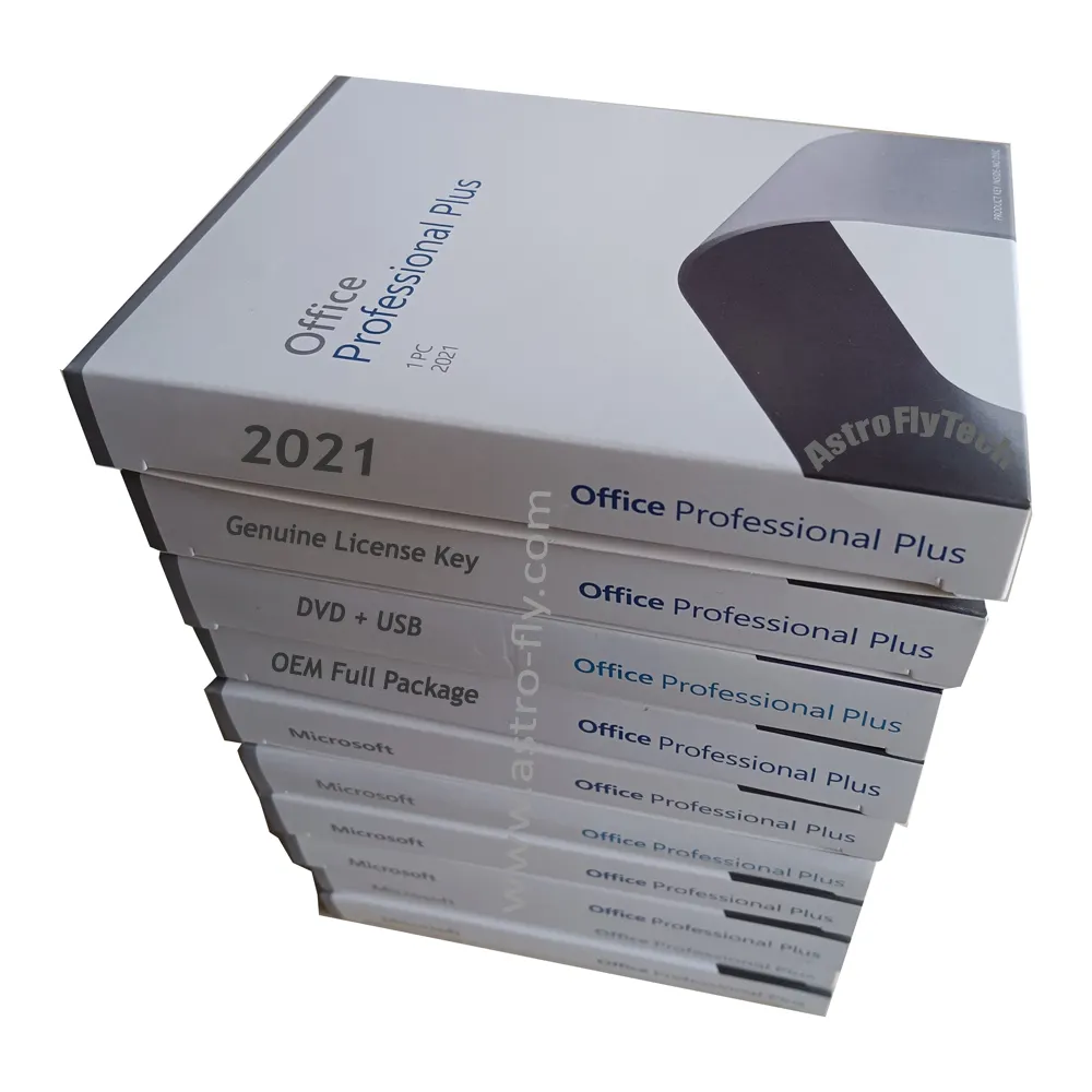 100% Online Activation Office 2021 Professional Plus DVD Office 2021 Pro Plus Global Language Office Pro Plus 2021 DVD Full Box