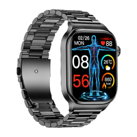 Multi-estilo TK18 Smartwatch con 2,04 "AMOLED Batería larga ECG Monitor DE SALUD Linterna IP68 Reloj inteligente a prueba de agua para Unisex