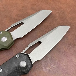 Coltello <span class=keywords><strong>Buck</strong></span> in Acciaio M390 e Fibra di Carbonio, Coltello <span class=keywords><strong>Buck</strong></span> 110 Obsidian, Utensile Premium EDC - Product Image 5