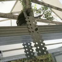 Support de plafond anti-vibration en acier galvanisé robuste, isolateur de vibrations à haute performance en élastomère pour l'isolation acoustique