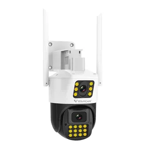 1080P AI Motion Detection Spotlight Siren Alarm Waterproof 4G WiFi Color 2 Way Audio AI Detection Spotlight Siren Outdoor CCTV