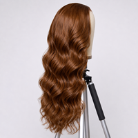 Perruque Lace Front Brun Chocolat Cheveux Humains Densité 180% 13x4 Body Wave Perruque Lace Front Cheveux Humains HD Transparente Sans Colle