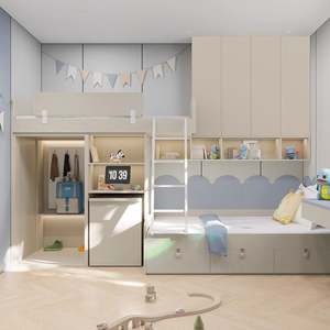 Armoires minimalistes élégantes et ajustables, respectueuses de l'environnement, touche de luxe pour une décoration de chambre sophistiquée, meubles de maison pour appartement - Product Image 3