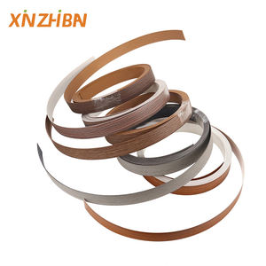 Bande de bordure en <span class=keywords><strong>PVC</strong></span> à grain de bois et de couleur unie, fournie par la Chine, pour meubles - Product Image 5