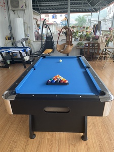 Mesa de <span class=keywords><strong>Billar</strong></span> de Lujo de 7FT, 8FT, 9FT con Sistema de Retorno Automático de Bolas, Fabricada en China, de Cuero y MDF, para Uso Comercial y Doméstico - Product Image 2