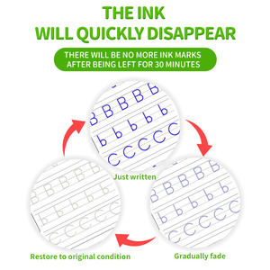 Buku Latihan Kaligrafi Anak-Anak dengan Alur A5, Jilid Sempurna A5, Jilid Spiral, Sampul Lunak, Buku Tulisan Tangan Edukatif - Product Image 4