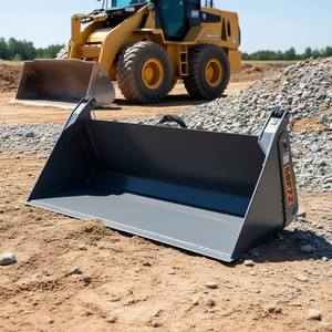 Godet 4-en-1 pour mini-chargeuse, ouverture maximale de 30 pouces, capacité de 1545 lb, D0100X3AEWT - Product Image 2