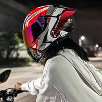 Nouveau casque de moto modulaire intégral certifié ABS PC PP DOT pour la course de motocross