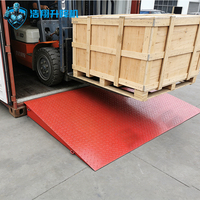 Nouvelle rampe mobile en acier haute résistance pour chariot élévateur, capacité 6T/8T/10T, utilisation en entrepôt et en usine, garantie 1 an