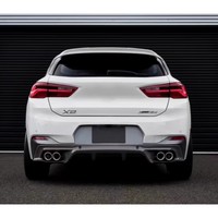 Kit de Spoiler Arrière et de Diffuseur Arrière Style 3D Amélioré en Fibre de Carbone Véritable pour X2 F39